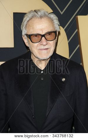 LOS ANGELES - JAN 4:  Harvey Keitel at the Showtime Golden Globe Nominees Celebration at the Sunset Tower Hotel on January 4, 2020 in West Hollywood, CA