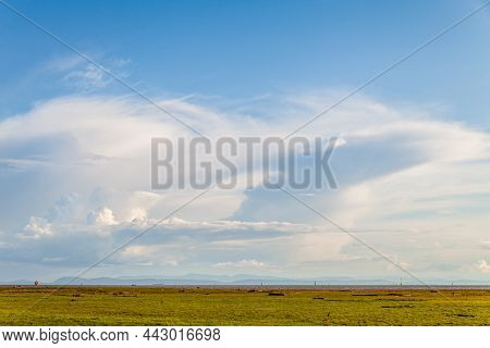 Grauer Lands Natural Area Day Light Sky With Clouds.