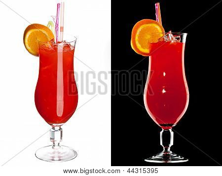 Cocktail alcoólico frio