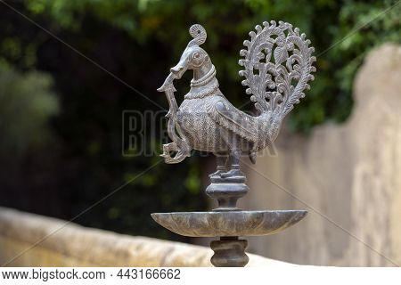 Indian Traditional Samai Figure Or Samayee, A Typical Form Of Diya Usually Made Of Brass
