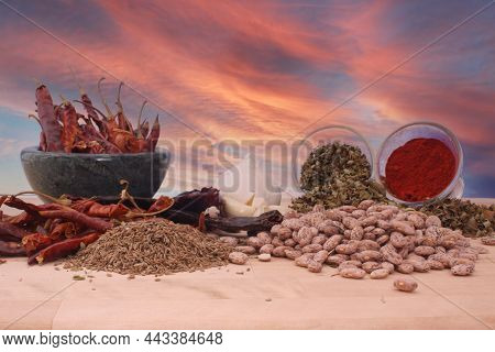 Pinto Beans With Paprika And Mexican Oregano
