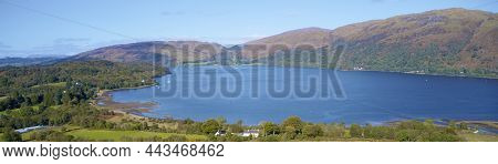Airds Bay Aerial View From Taynuilt In Argyll And Bute