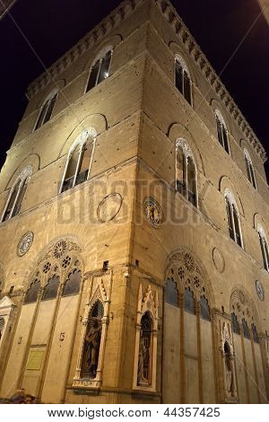 Church of Orsanmichele in Florence . Tuscany. Italy