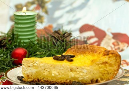 Romanian Pasca Or Cheese Pie Traditionally Made For Christmas And Easter Holliday