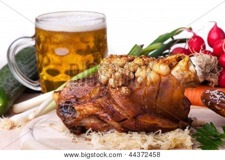 bavarian knuckle of pork