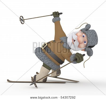 The Grandfather On Skis.