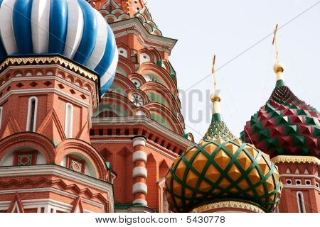 Katedrála svatého Basila. Moscow.Russia
