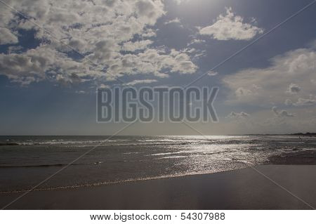 Sunset At Seminyak Beach
