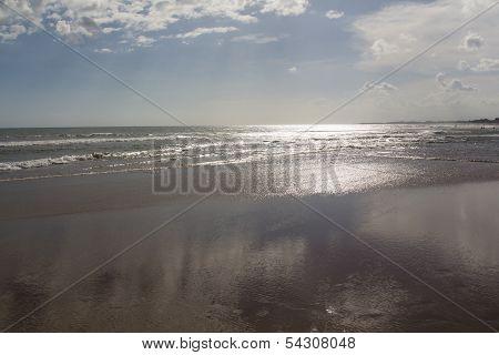 Sunset At Seminyak Beach