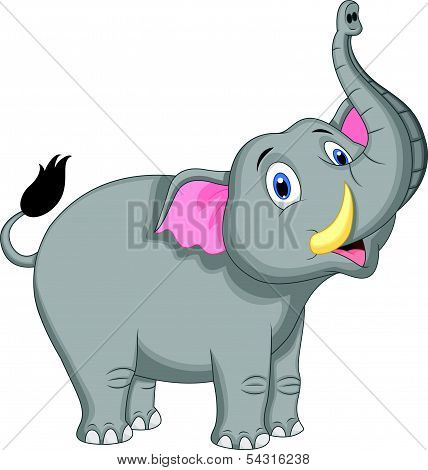 Cute elephant cartoon