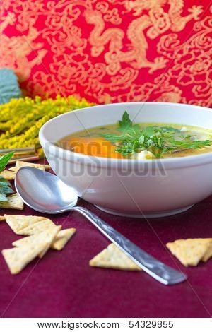 beef and chicken soup