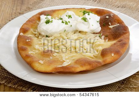 Langos, Home Made Hungarian Pancake