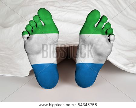 Feet With Flag