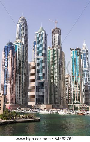 Dubai Marina Cityscape, Uae