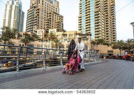 Dubai Marina Cityscape, Uae