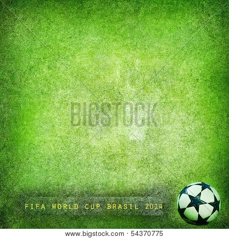 Grunge background Brazil 2014, World Cup