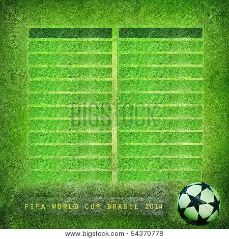 Grunge background Brazil 2014, World Cup