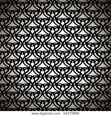 Elegant Black Lace Background