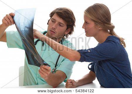 Patient Asking About Her Results