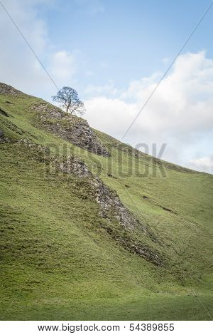 Views Of Winnats Pass In Derbyshire