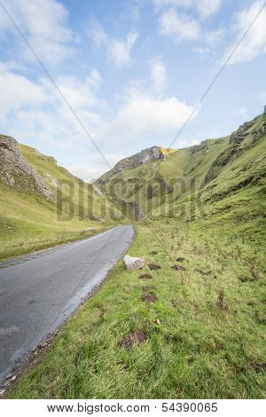 Views Of Winnats Pass In Derbyshire