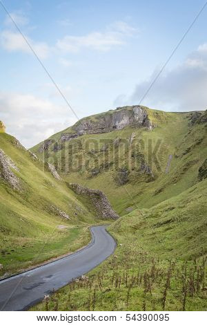 Views Of Winnats Pass In Derbyshire