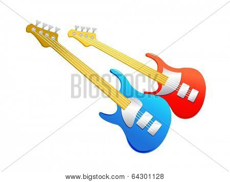 vector icon electronic guitar