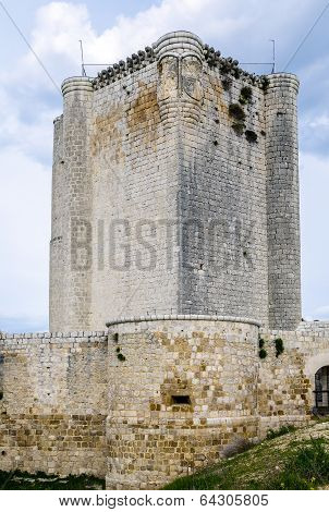Castillo De Iscar In Valladolid Province
