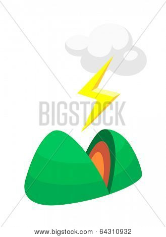vector icon mountain