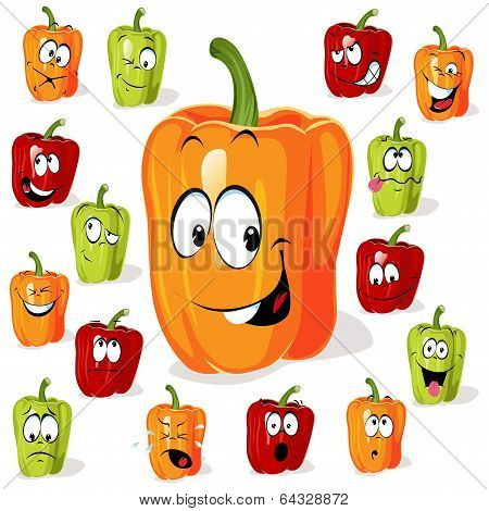 Colored Pepper