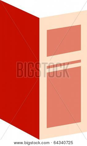 Vector illustration of an entryway,