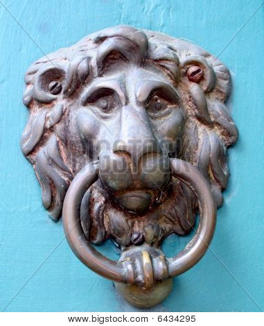 Brass Lion Knocker