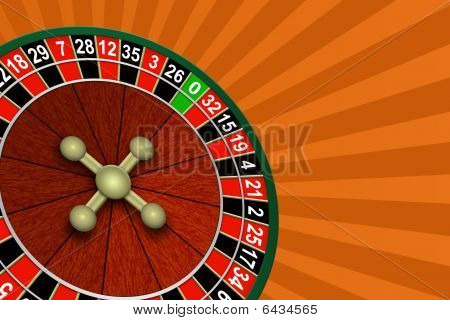 ルーレットは、抽象的な背景
