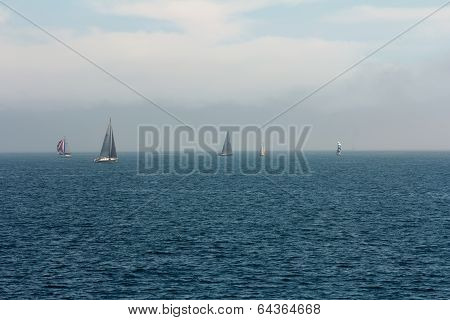 Varna, Bulgaria, May 1, 2014: International Regatta SCF BLACK SEA TALL SHIPS REGATA 2014, Varna, Bul