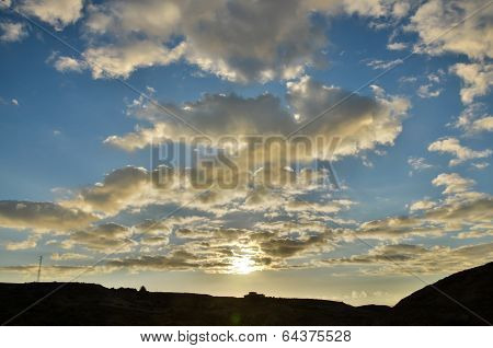 Colored Clouds at Sunrise