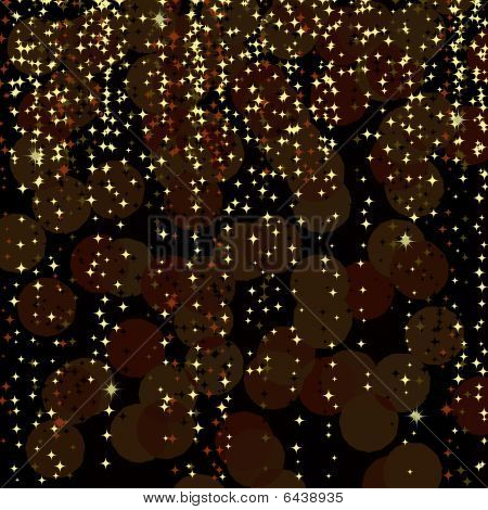 Fondo brilló con estrellas
