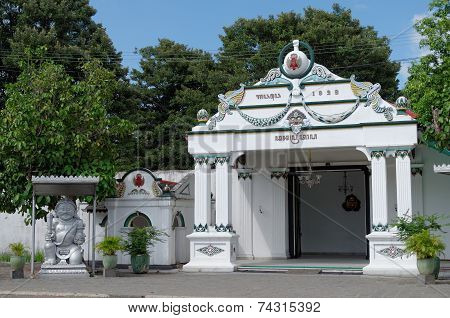 The Danapratapa gate one gate inside Yogyakarta Sultanate Palace