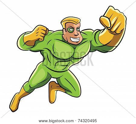Green Super Hero