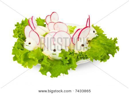 Eier sehen aus wie Mäuse