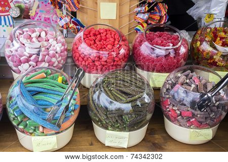 Assortment Of Colorful Candies