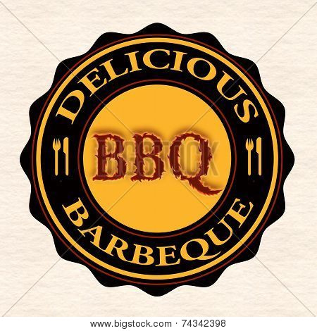 Delicious Barbeque Stamp