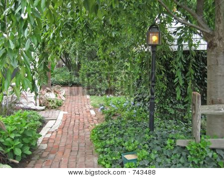 Brick Garden Path