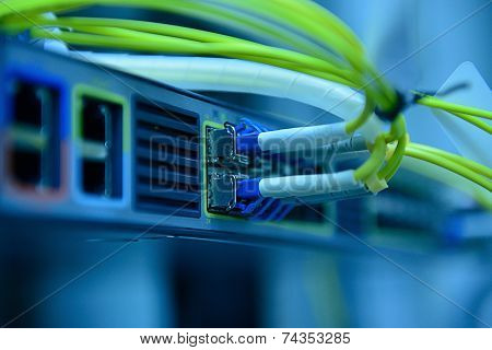 Network Optical Fiber Cables And Hub
