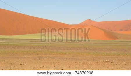 Namibia red sand