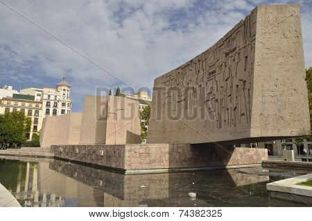 Sculpture In Honor Of The Discovery Of America