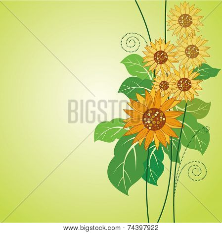 Sunflower decoration