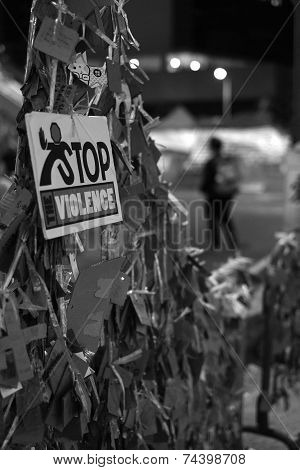 Umbrella Revolution In Causeway Bay