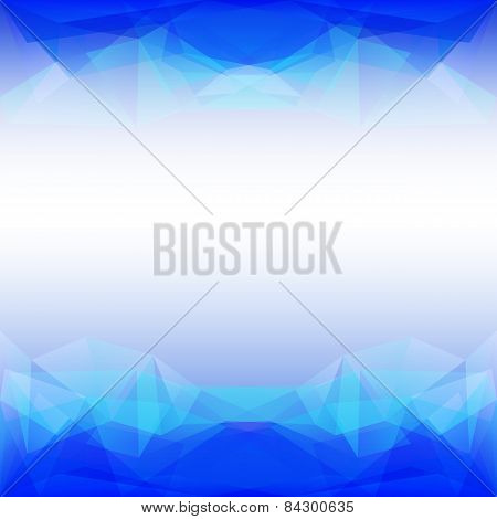 Background Blue Triangles