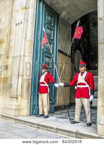 Guard At The Legislative Palace
