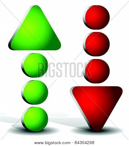 Dotted Up And Down Arrow